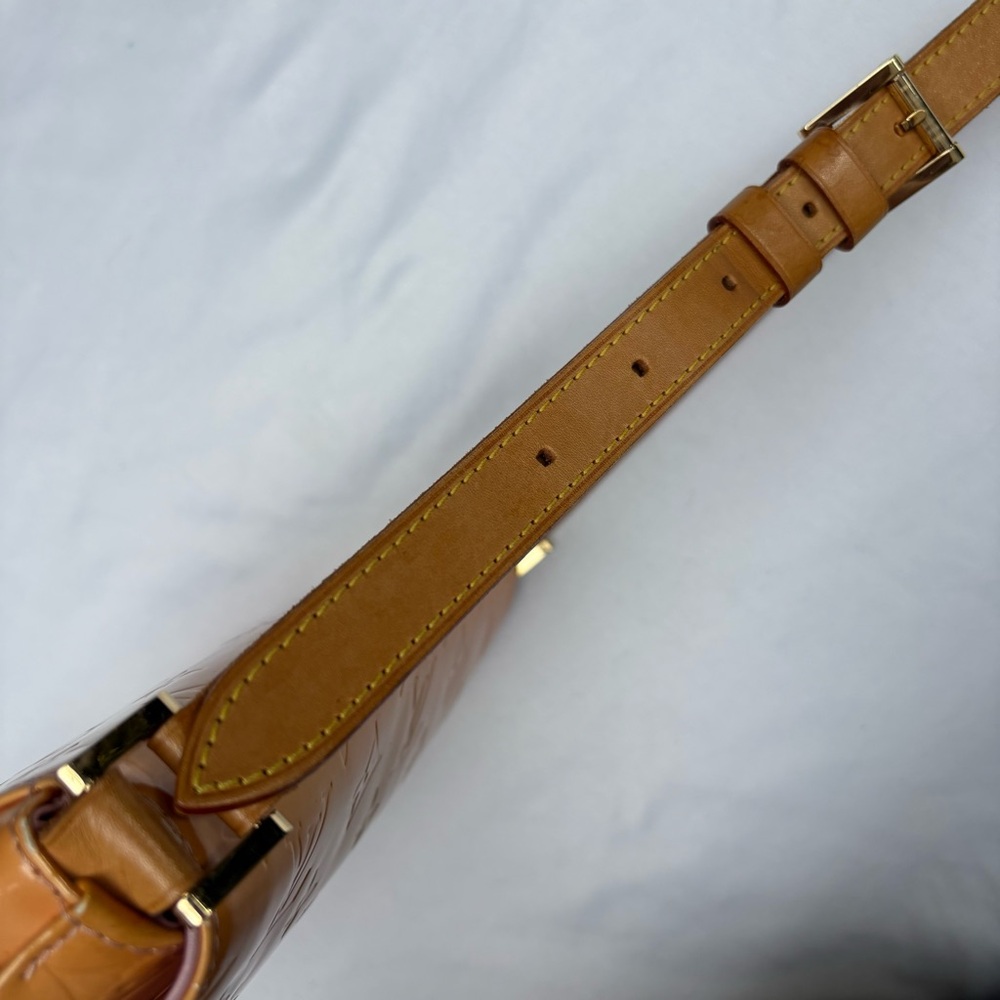 Louis Vuitton Creamsicle & Pink Thompson Street Vernis Leather Monogram Bag EUC - Picture 12 of 17